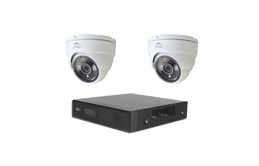 Все Fox FLORA-2D комплект видеонаблюдения на 2 камеры видеонаблюдения в магазине Vidos Group