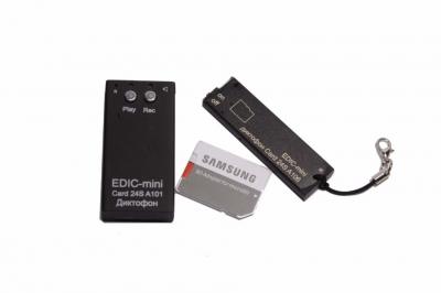 ТС Edic-mini CARD24S модель A106 диктофон цифровой