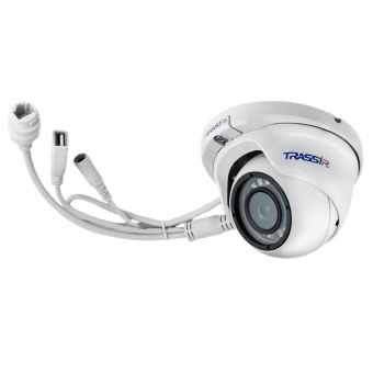 Все TRASSIR TR-D8121IR2 v4 2.8 Миниатюрная вандалозащищенная IP-видеокамера 2Мп видеонаблюдения в магазине Vidos Group