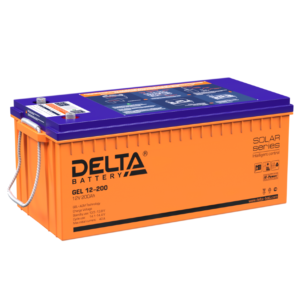 Все DELTA battery GEL 12-200 видеонаблюдения в магазине Vidos Group