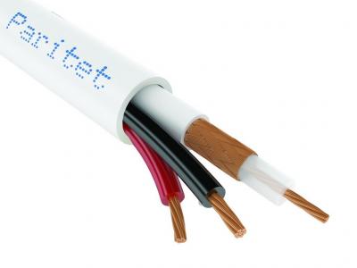Паритет КВК-В-1,5ф 2х0,75 (белый) (Паритет) кабель комбинированный для видеонаблюдения