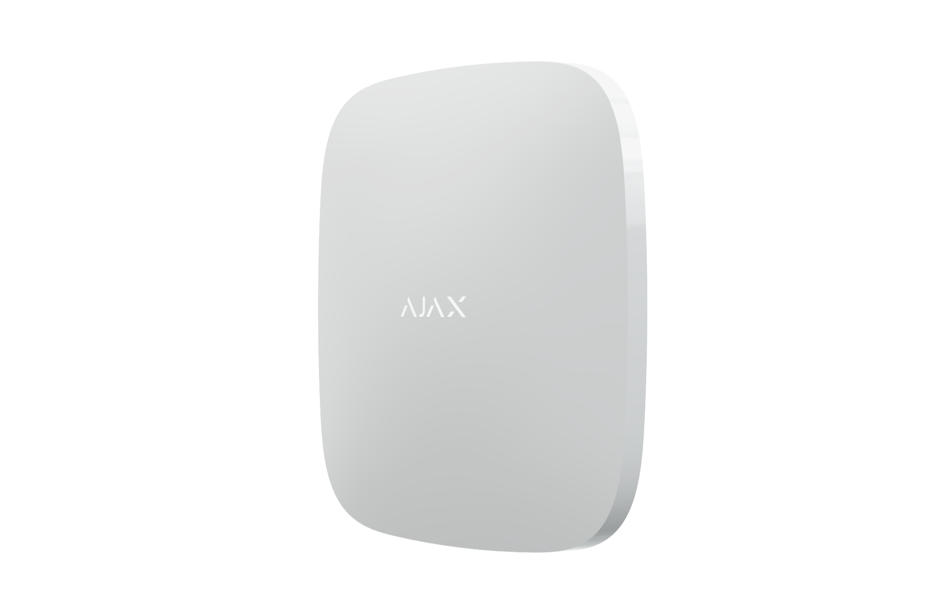 Все Ajax Hub Plus (W) Интеллектуальная централь - 4 канала связи (2SIM, 3G+Ethernet+WiFi) видеонаблюдения в магазине Vidos Group