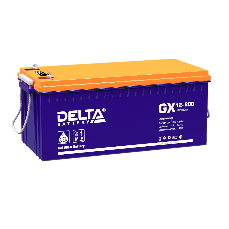 Все DELTA battery GX 12-200 видеонаблюдения в магазине Vidos Group
