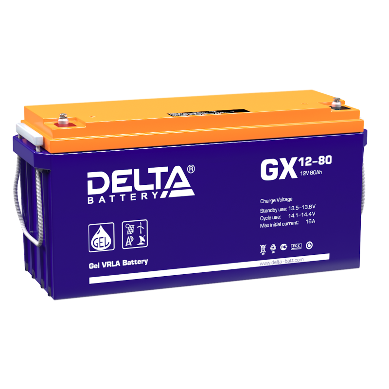 Все DELTA battery GX 12-80 видеонаблюдения в магазине Vidos Group