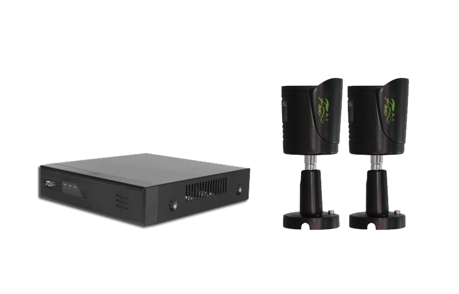 Все Fox FLORA-2C комплект видеонаблюдения на 2 камеры видеонаблюдения в магазине Vidos Group