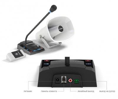 Stelberry S-525 цифровое переговорное устройство клиент-кассир