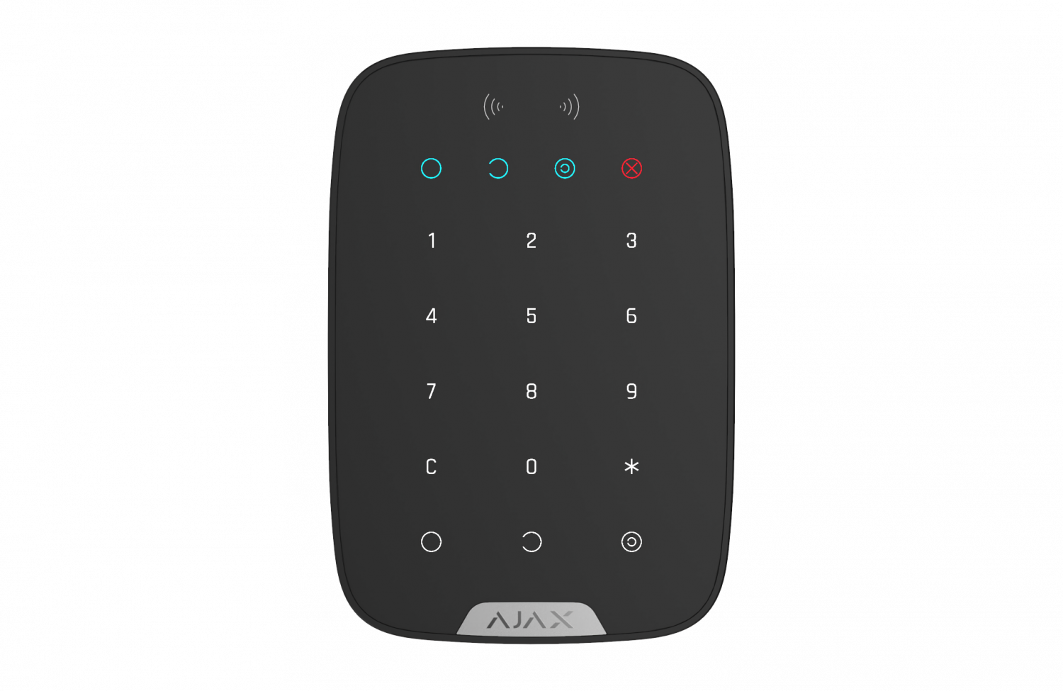 Все Ajax KeyPad Plus (B) Беспроводная сенсорная клавиатура видеонаблюдения в магазине Vidos Group