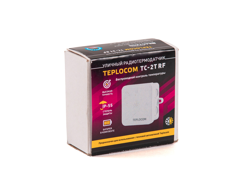 Бастион TEPLOCOM TC-2T RF уличный беспроводной датчик температуры