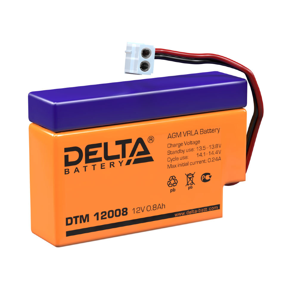 Все DELTA battery DTM 12008 видеонаблюдения в магазине Vidos Group