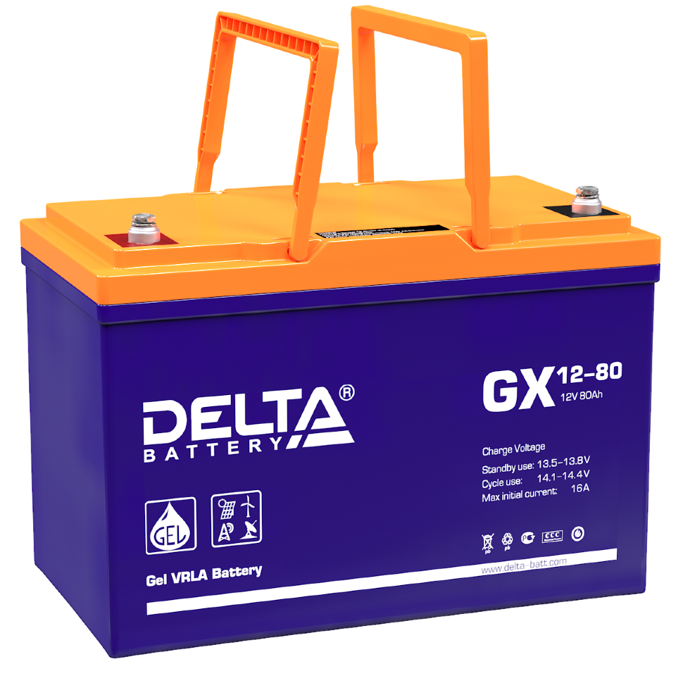 Все DELTA battery GX 12-90 видеонаблюдения в магазине Vidos Group