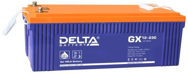 Все DELTA battery GX 12-230 видеонаблюдения в магазине Vidos Group