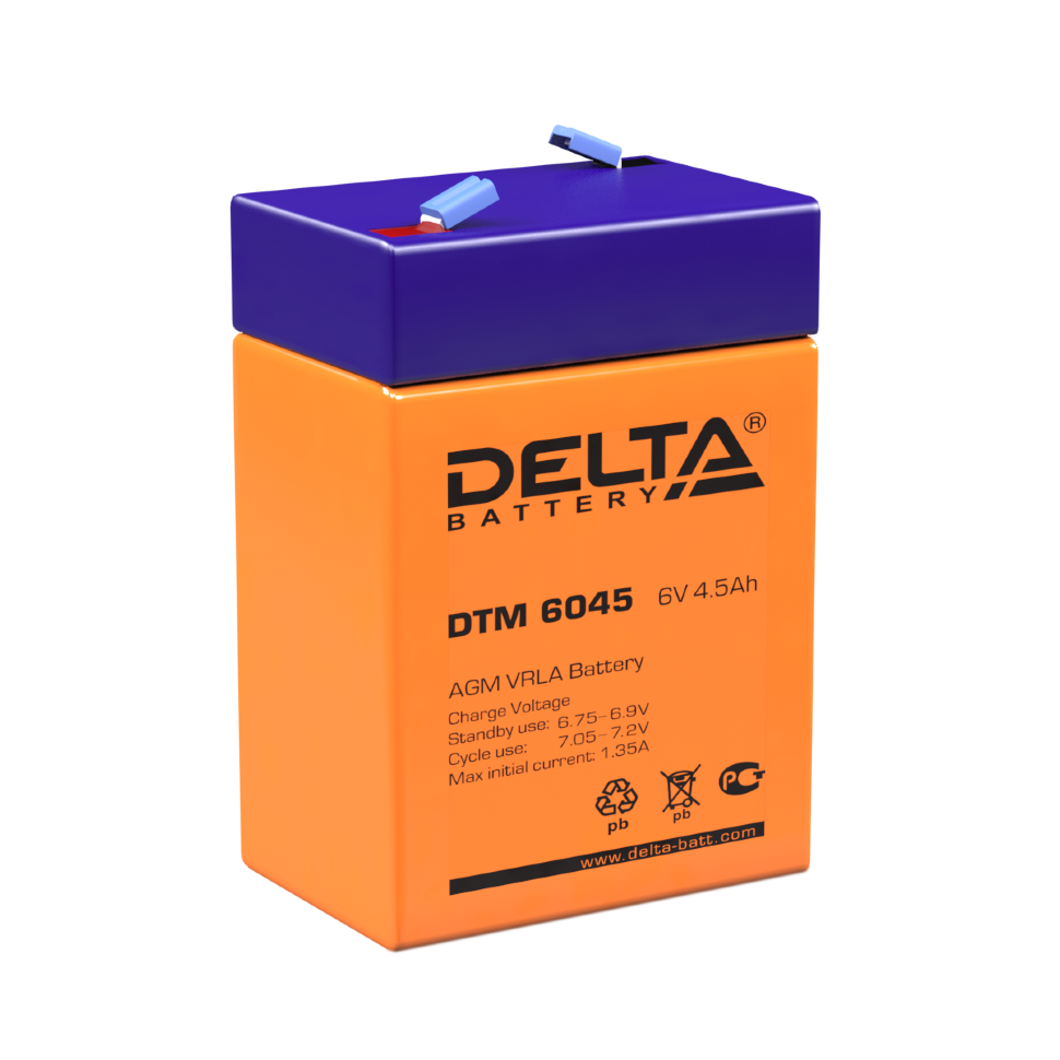 Все DELTA battery DTM 6045 видеонаблюдения в магазине Vidos Group