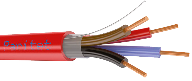 Паритет КСРЭВнг(А)-FRLS 4х0,5 (0,2 кв мм) кабель огнестойкий для групповой прокладки