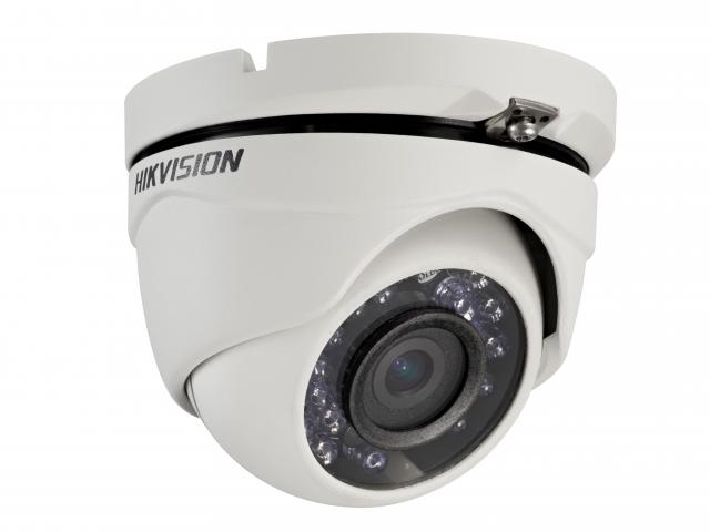 Все HikVision DS-2CE56C0T-IRM(2,8mm) 1Мп уличная купольная HD-TVI камера с ИК-подсветкой видеонаблюдения в магазине Vidos Group