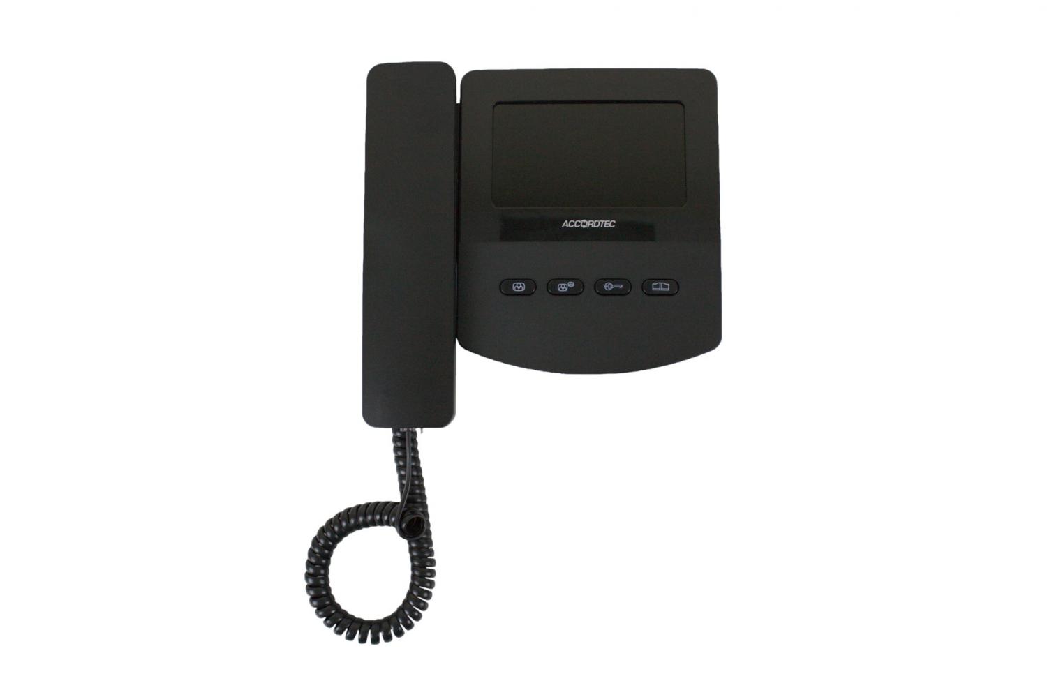Лучшая цена на AccordTec AT-VD 433C (черный) мониторы видеодомофонов купите с доставкой на дом #оставайтесьдома