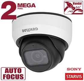 Все Купольная IP камера Beward SV2012DZ видеонаблюдения в магазине Vidos Group