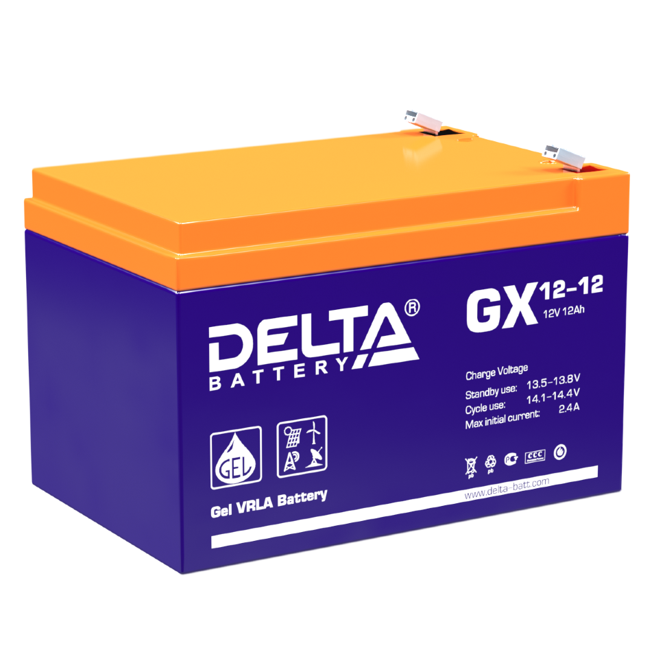 Все DELTA battery GX 12-12 видеонаблюдения в магазине Vidos Group