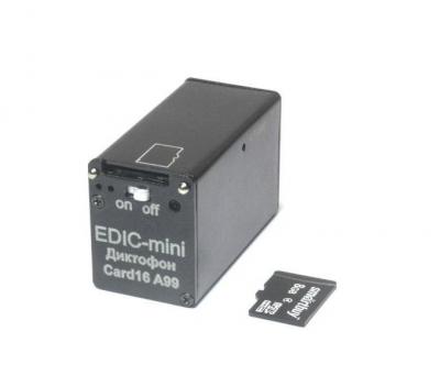 ТС Edic-mini CARD16 модель A99 диктофон цифровой