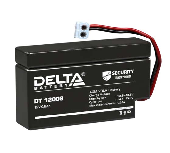 DELTA battery DT 12008 (T9) аккумуляторные батареи для охранно-пожарных систем
