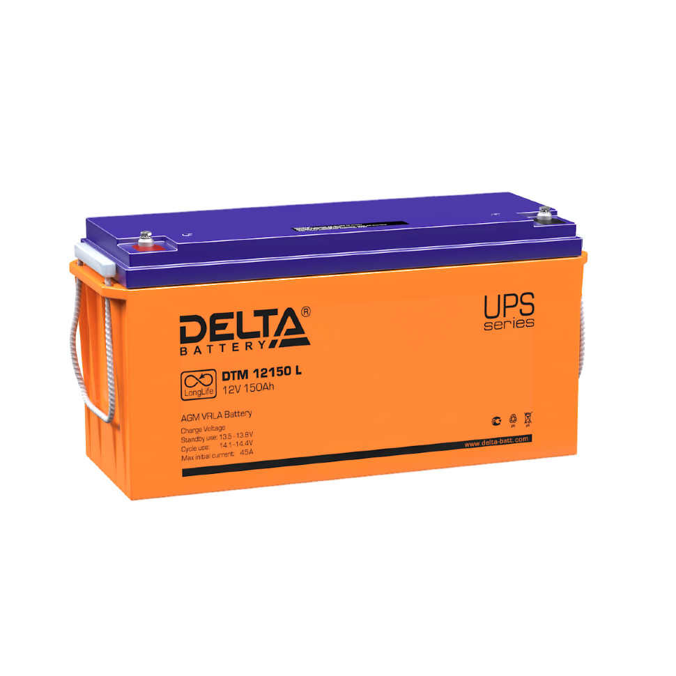 Все DELTA battery DTM 12150 L видеонаблюдения в магазине Vidos Group