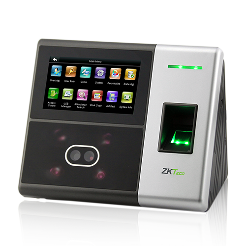 Все ZKTeco гибридный биометрический терминал для учета рабочего времени и контроля доступа sface900 видеонаблюдения в магазине Vidos Group