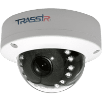 Все TRASSIR TR-D4121IR1 v4 2.8  Миниатюрная купольная вандалозащищенная 2Мп IP-камера видеонаблюдения в магазине Vidos Group