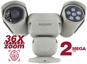 Все Купольная IP камера PTZ Beward B89R-2217Z36 видеонаблюдения в магазине Vidos Group