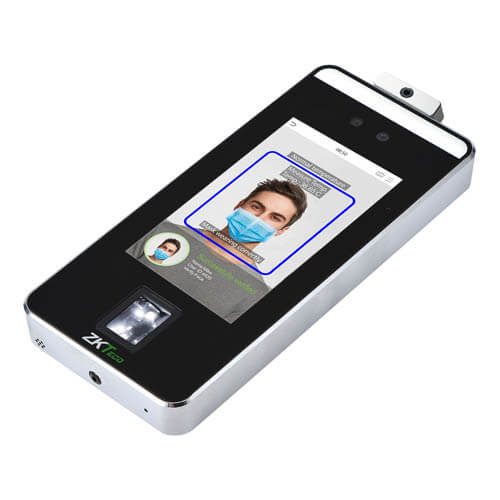 Все ZKTeco биометрический терминал распознавания лиц со считывателем отпечатка пальцаspeedface-v5l-td видеонаблюдения в магазине Vidos Group