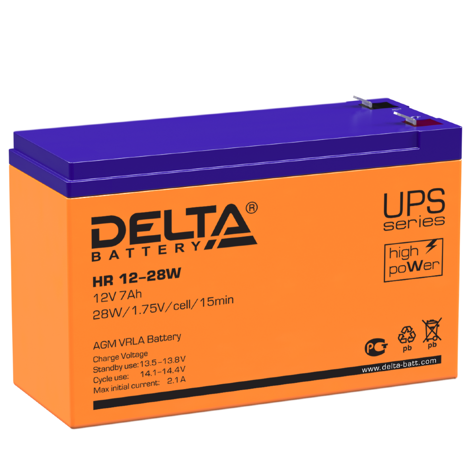 Все DELTA battery HR12-28W видеонаблюдения в магазине Vidos Group