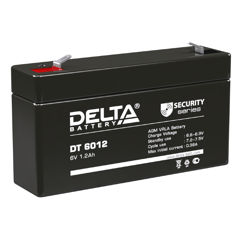 Все DELTA battery DT 6012 видеонаблюдения в магазине Vidos Group