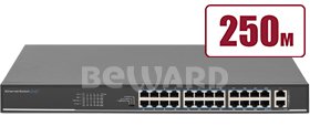 Все Коммутатор Ethernet с поддержкой PoE Beward ST-2420HP видеонаблюдения в магазине Vidos Group