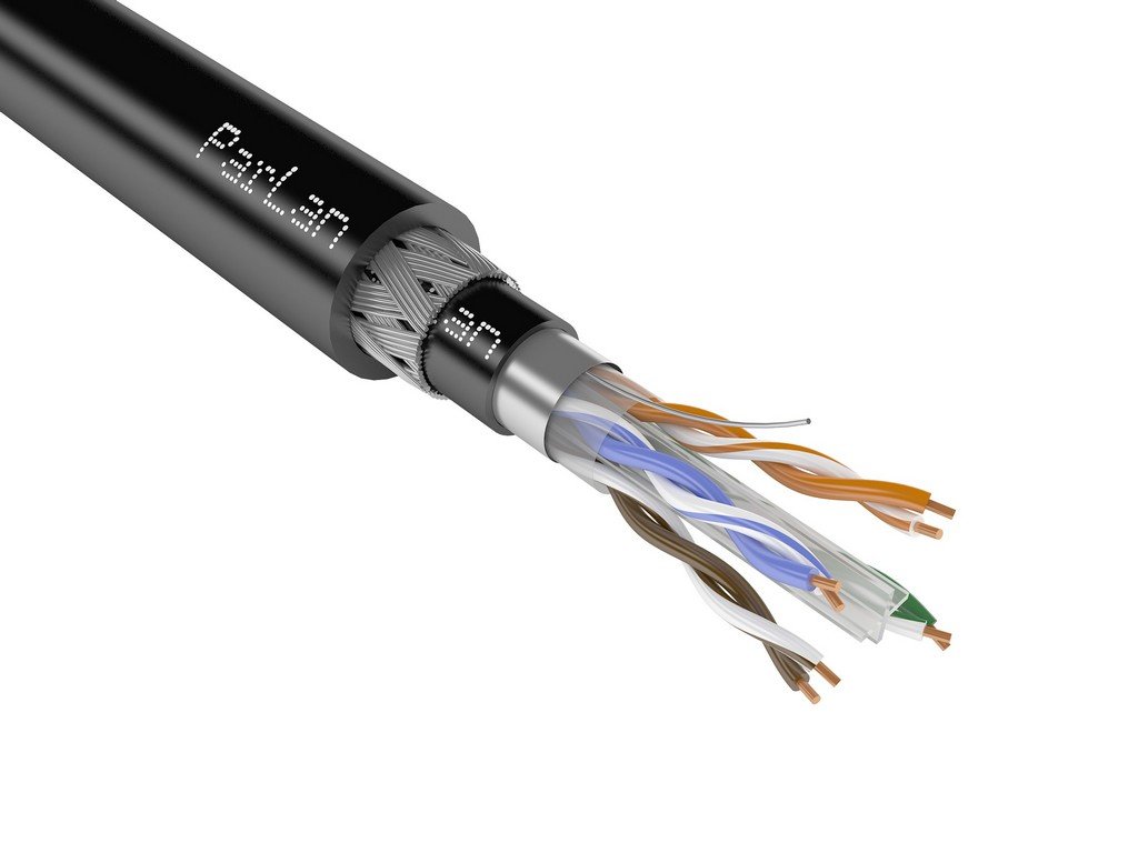 Паритет ParLan ARM PS F/UTP Cat6 4х2х0,57 РЕ кабель витая пара (LAN)