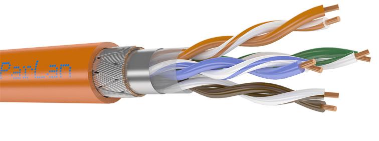 Паритет ParLan F/UTP Cat5e 4х2х0,52 ZH нг(А)-HF кабель витая пара (LAN)