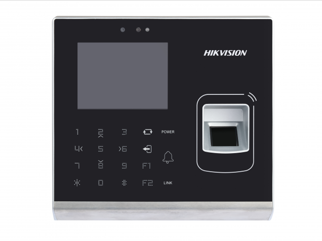 hikvision ds-k1t200mf-c терминал доступа со встроенными считывателями mifare карт и отпечатков пальц