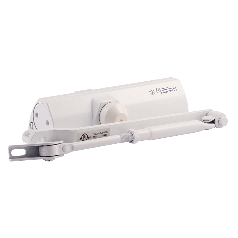 Все Доводчик НОРА-М 4ST (25-120 кг) (белый) морозостойкий 16645 видеонаблюдения в магазине Vidos Group