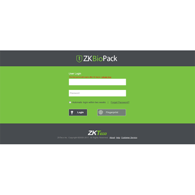 ZKTeco ZKBioPack скуд - система контроля и управления доступом zkbiopack