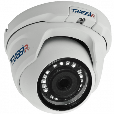 TRASSIR TR-D8121IR2 v4 2.8 Миниатюрная вандалозащищенная IP-видеокамера 2Мп