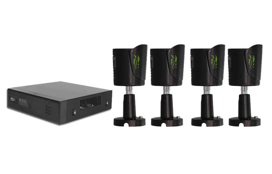 Все Fox FLORA-4С комплект видеонаблюдения на 4 камеры видеонаблюдения в магазине Vidos Group