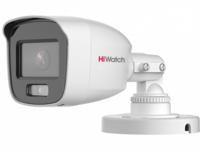 HiWatch DS-T500L цилиндрическая мини-камера 3K с поддержкой аудиосвязи и технологией ColorVu