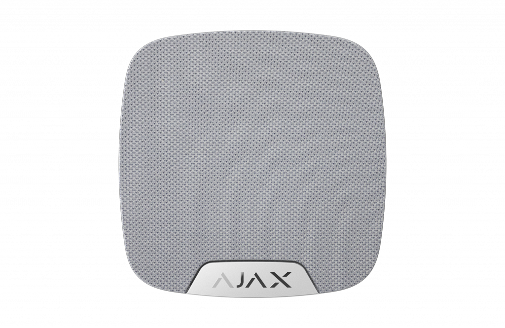 Все Ajax HomeSiren (W) Беспроводная звуковая домашняя сирена видеонаблюдения в магазине Vidos Group