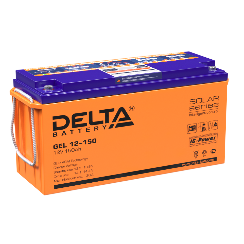 Все DELTA battery GEL 12-150 видеонаблюдения в магазине Vidos Group