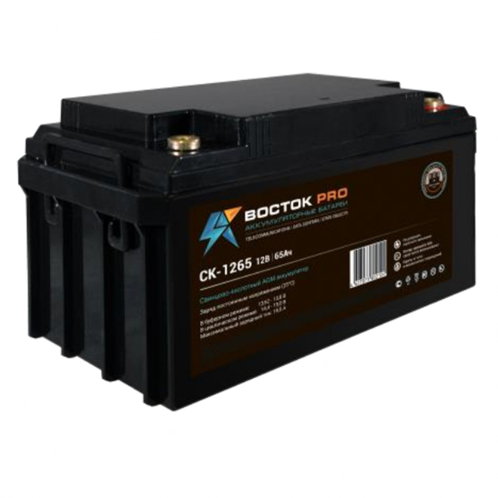 Все Восток СК 1265 аккумулятор герметичный свинцово-кислотный видеонаблюдения в магазине Vidos Group