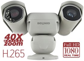 Все Купольная IP камера PTZ Beward B89L2-5230Z40 видеонаблюдения в магазине Vidos Group